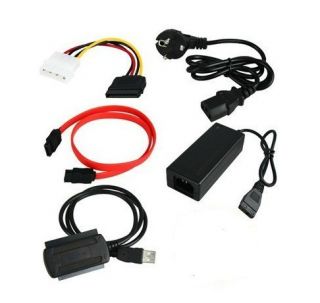 USB 2 0 to SATA IDE Cable ATA Converter Adapter for Hard Drive 2 5 3