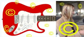 The Stooges Autographed Iggy Pop Signed Guitar & Proof PSA DNA UACC RD