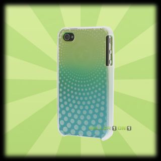 iFrogz Apple iPhone 4 4S Swerve Case Lime Aqua Hard Cover Shell Green