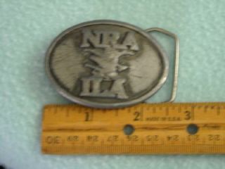 1970s NRA ILA NRA ILA Gun Rights Organization Belt Buckle USA CK