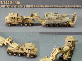 144 Complete model M1070 Truck Tractor & M1000 Transporter Semi