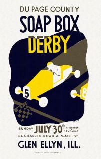Du Page County soap box derby Glen Ellyn, Ill. / Beard. Poster