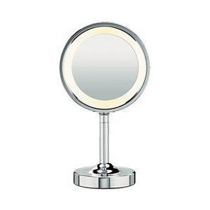 Lighted Makeup Mirror 1x 5x Magnification Conair Double Sided Table