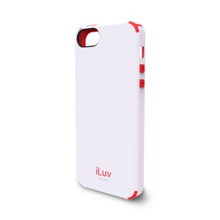 iLuv ICA7H321WHT Regatta Dual Layer Case for iPhone 5 White
