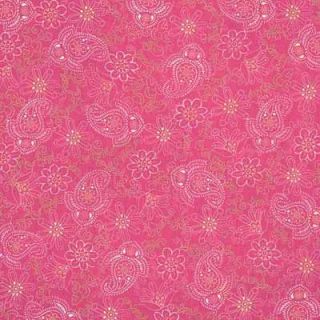 Awesome Brown Pink Paisley Scrapbook Paper Set 4