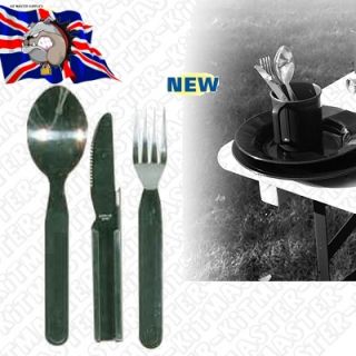 NATO Army Military KFS Cutlery Set Knife Fork Spoon