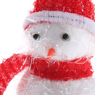 USD $ 0.89   10cm 3 Sequin Red Hatted Snowman Christmas Ornament,