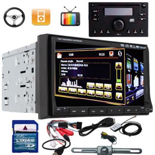 High Def 7in Dash GPS Navigation Car Stereo DVD Player Map Cam