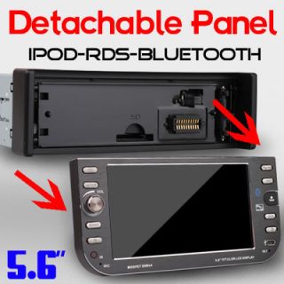LCD in Dash 1 DIN Car Radio DVD Player Bluetooth TV