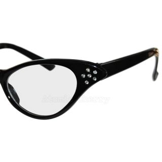 Complete your retro look in these funky cat eye glasses