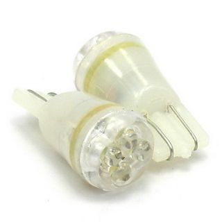 USD $ 5.49   2 Xenon White LED T11 Car Bulbs with 9 LEDs Each,