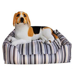 EUR € 44.33   gestreepte blauwe sofa voor katten honden (55x45x15cm