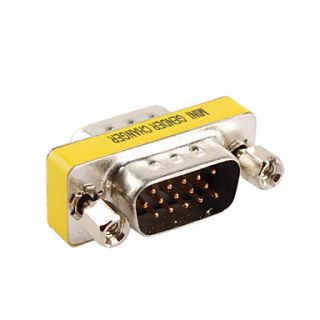 USD $ 1.39   15 Pin VGA M M Changer,