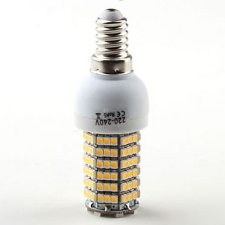 e14 138 SMD 3528 7w 350 450lm 2800 3300K warmes weißes Licht geführt