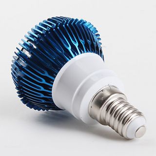 e14 3w 270lm 6000 6500K natürliches weißes Licht blue shell LED Spot