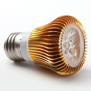 e27/e14/gu10 3w 270lm 3000K goldene Muschel LED Spot Glühbirne (85