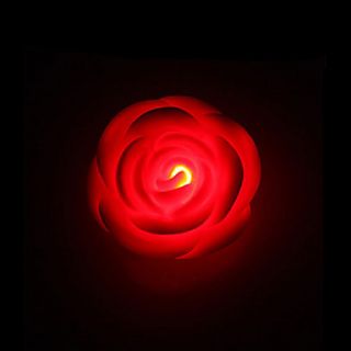 USD $ 2.19   Charming Rose Shaped Red Night Light (3xAG13),