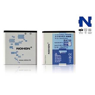 USD $ 17.99   NOHON 1500mAh 3.7v Replacement Battery for Sony Ericsson