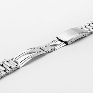 USD $ 2.79   Unisex Stainless Steel Watch Band 18MM (Silver),