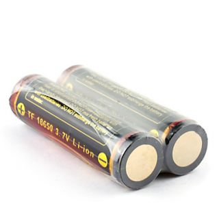 TrustFire 18.650 li ion bateria recarregável 3.7v 3000mAh vermelha (2