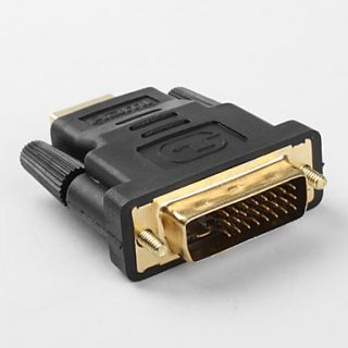 USD $ 2.99   Gold Plated DVI 24+1 Male to HDMI 19 Pin Male Converter