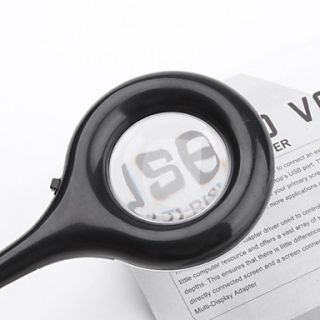 USD $ 8.99   18 LED USB Clip on Light with Magnifier (Black),