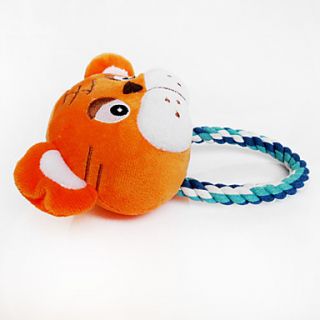 USD $ 4.29   Tiger King Squeaking Toy for Dogs (18cm, Assorted Colors