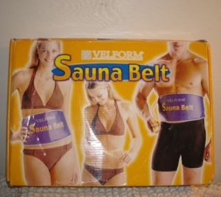 Velform Sauna Slimming Waist Belt Weight Loss or Back Pain 