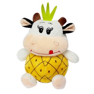 USD $ 5.29   Fruit Dairy Cow Squeaking Toy for Dogs (18cm, Assorted