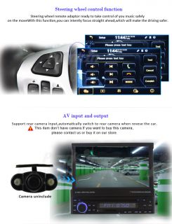 HD 7 1 DIN in Dash Touch Screen Car DVD Player Auto Radio Stereo GPS
