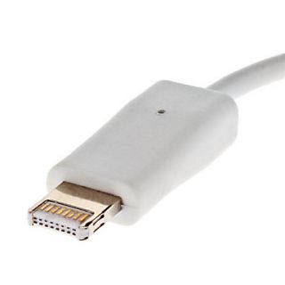 USD $ 23.39   Micro USB Female to 8 Pin Lightning Male Adapter Cable
