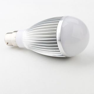 USD $ 19.99   B22 7W Natural White LED Ball Bulb (95 265V),
