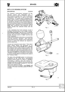 body body fittings accessories and paint index ii service manuals