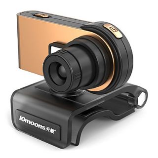 24.0 Megapixel Clip On Webcam with Microphone (30fps, 1280 x 720, Gold