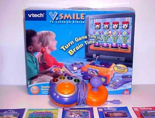 Vtech Vsmile Video TV Learning Game Console Pocket 17 Games