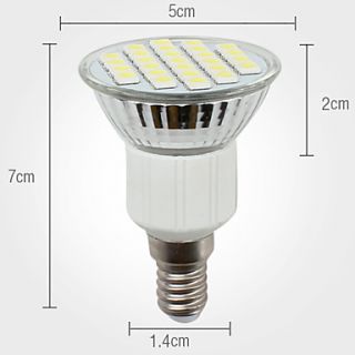USD $ 7.29   E14 27 5050 SMD 4W 300LM Warm White Light LED Spot Bulb