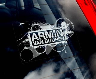 Armin Van Buuren Dance Car Sticker DJ Trance Music