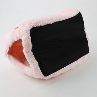 USD $ 26.69   Fluffy Bed House for Cats (27 x 18 x 18cm, Pink),