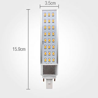 EUR € 22.07   G24 5W 24x5730 SMD 500 600lm 3000 3500K Warm wit licht