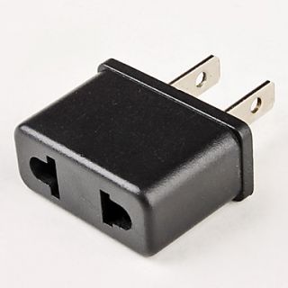 USD $ 1.29   EU Plug to US Plug Power Adapter for iPhone 5(Black