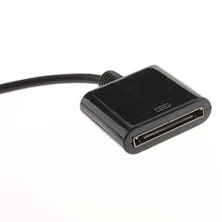 Micro USB to 30 Pin Female Charging and Data Extension Cable for iPad