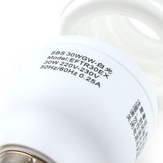 USD $ 12.39   30W Energy Saving White Light Bulb,