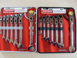  Craftsman 14 pc Inch Metric Locking Flex Ratcheting Wrench Set