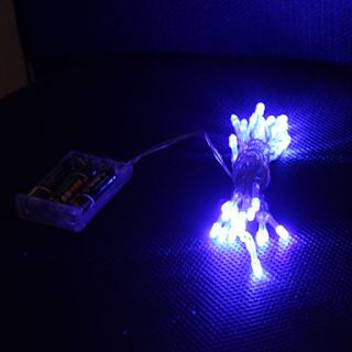 3M 30 LED Blue Light 2 Mode LED String Fairy Lamp for Christmas (3xAA