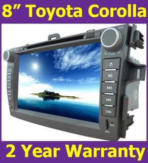 Indash Stereo Radio Car DVD Player GPS Navi System for 07 11 Toyota
