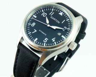   black dial Automatic MECHANICAL WATCH independent hand date GT009