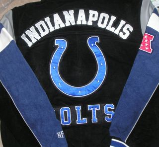 Indianapolis Colts Suede Leather Jacket 2XL XXL New