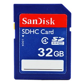 EUR € 31.91   Sandisk 32GB SDHC Clase 4 Tarjeta de memoria flash