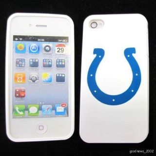 Indianapolis Colts Soft Skin Case Cover for Apple iPhone 4 4S Verizon