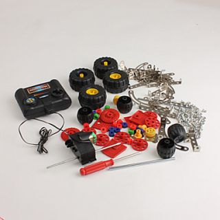 USD $ 34.39   DIY Metal Robot Assembly Kit with Wired Remote